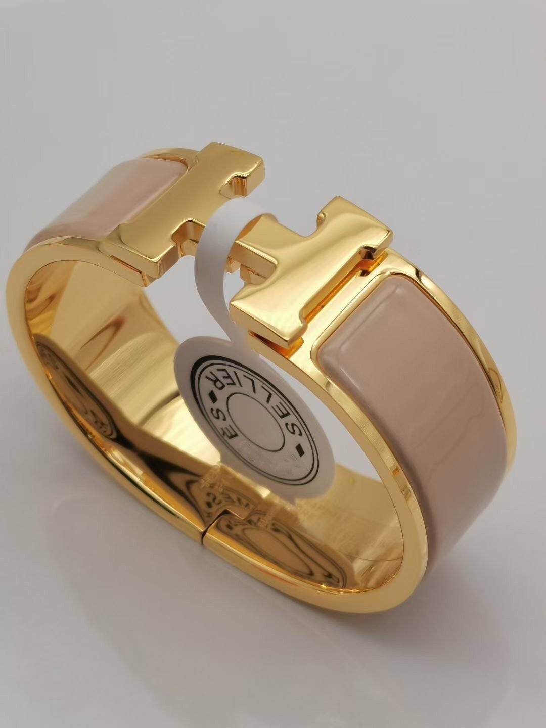 HERMES H BRACELET 20MM GOLD