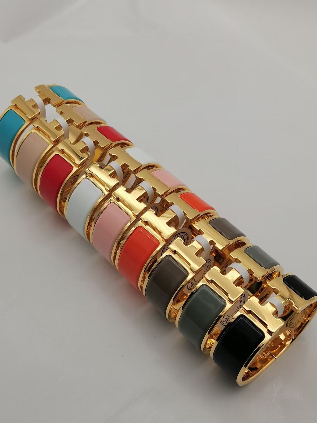 HERMES H BRACELET 20MM GOLD