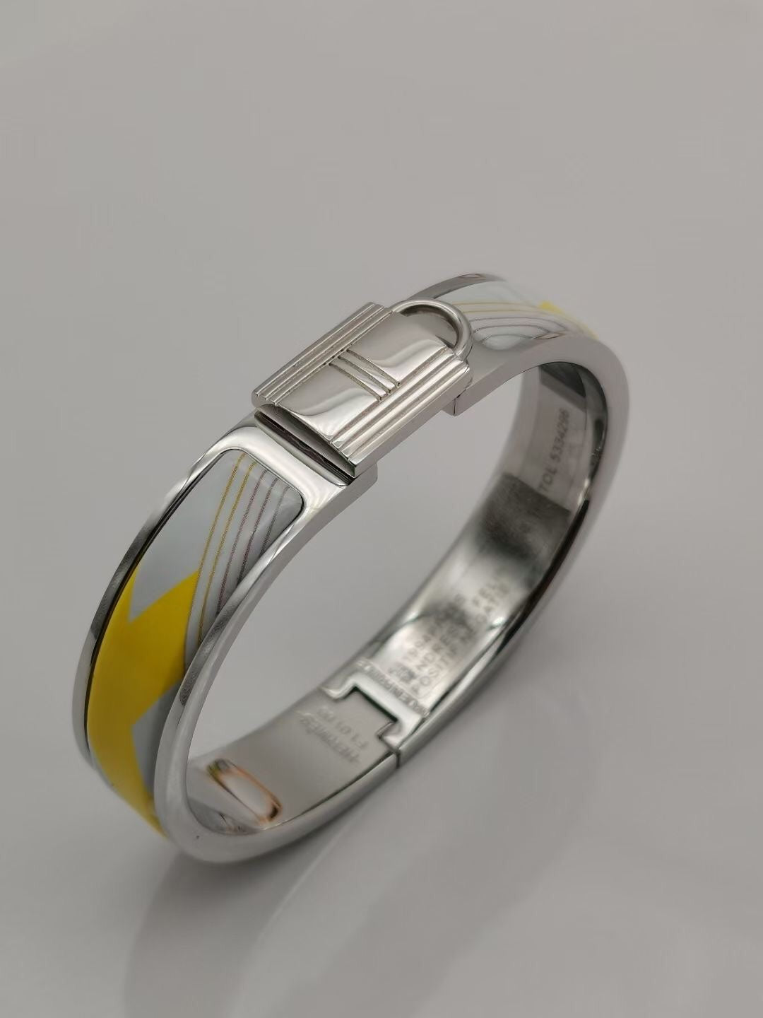 HERMES H LOCK MULTICOLOR BRACELET 12MM
