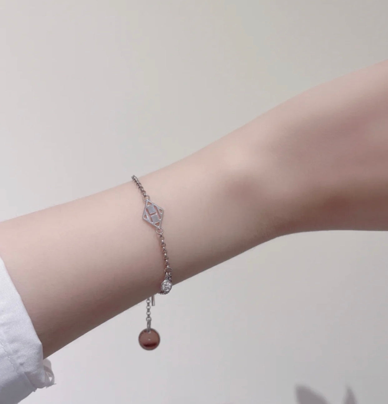 HERMES ECHAPPEE PINK GOLD BRACELET