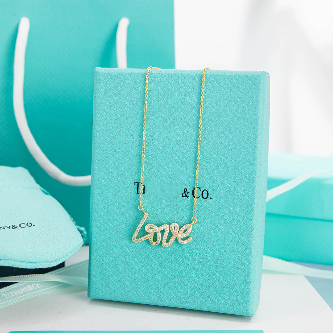 TIFFANY PALOMA S GRAFFITI LOVE NECKLACE DIAMOND