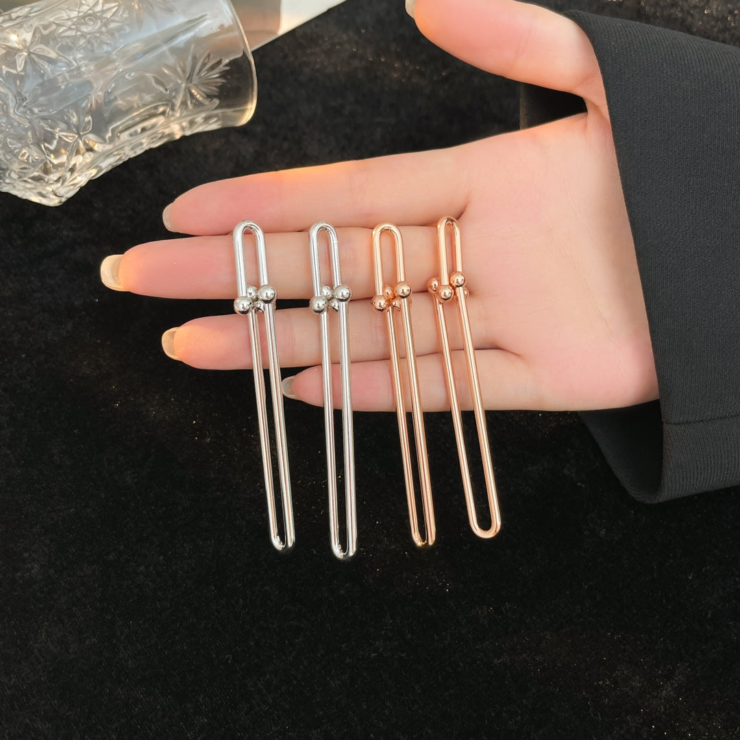 TIFFANY HARDWEAR LONG DROP EARRINGS