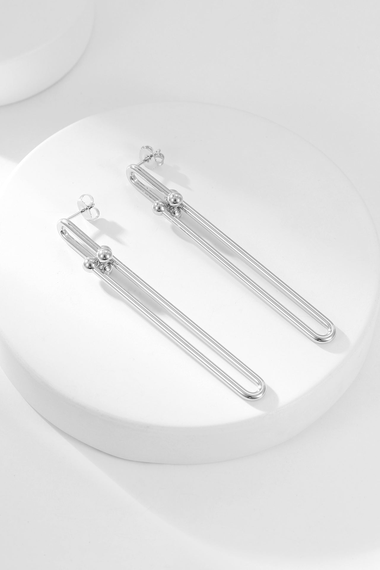 TIFFANY HARDWEAR LONG DROP EARRINGS