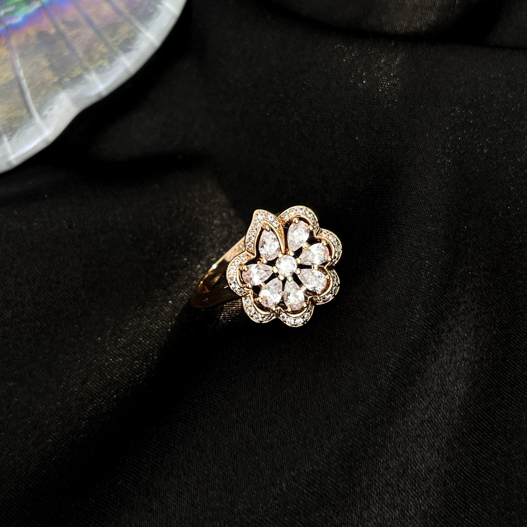 CHOPARD PRECIOUS PINK GOLD DIAMOND RING