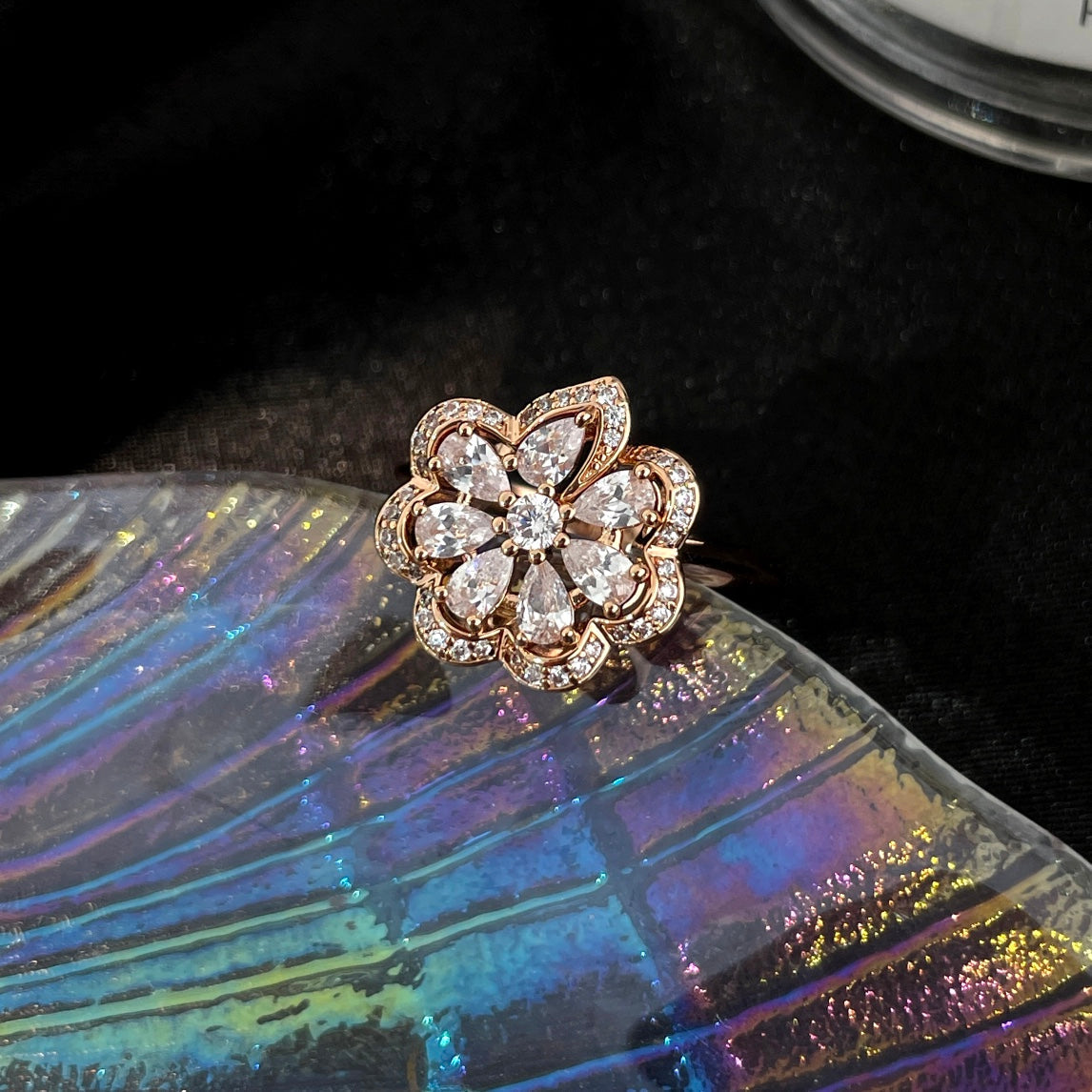 CHOPARD PRECIOUS PINK GOLD DIAMOND RING