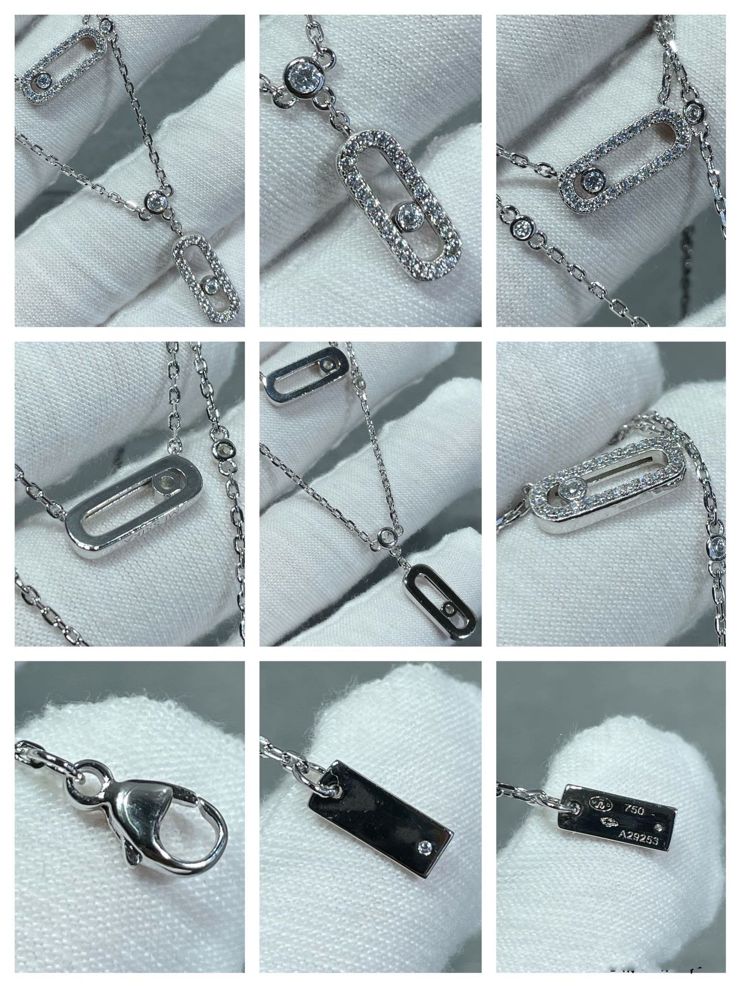 MESSIKA MOVE 2 ROW DIAMOND NECKLACE