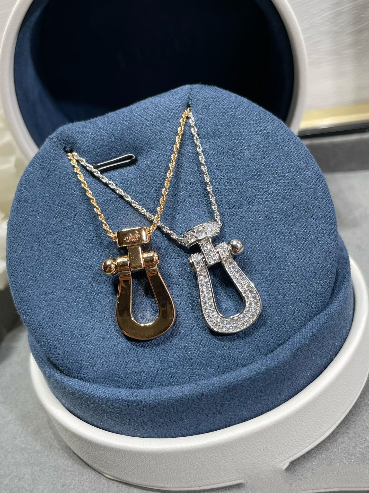 DIOR FORCE 10 LARGE MODEL DIAMOND NECKALCE