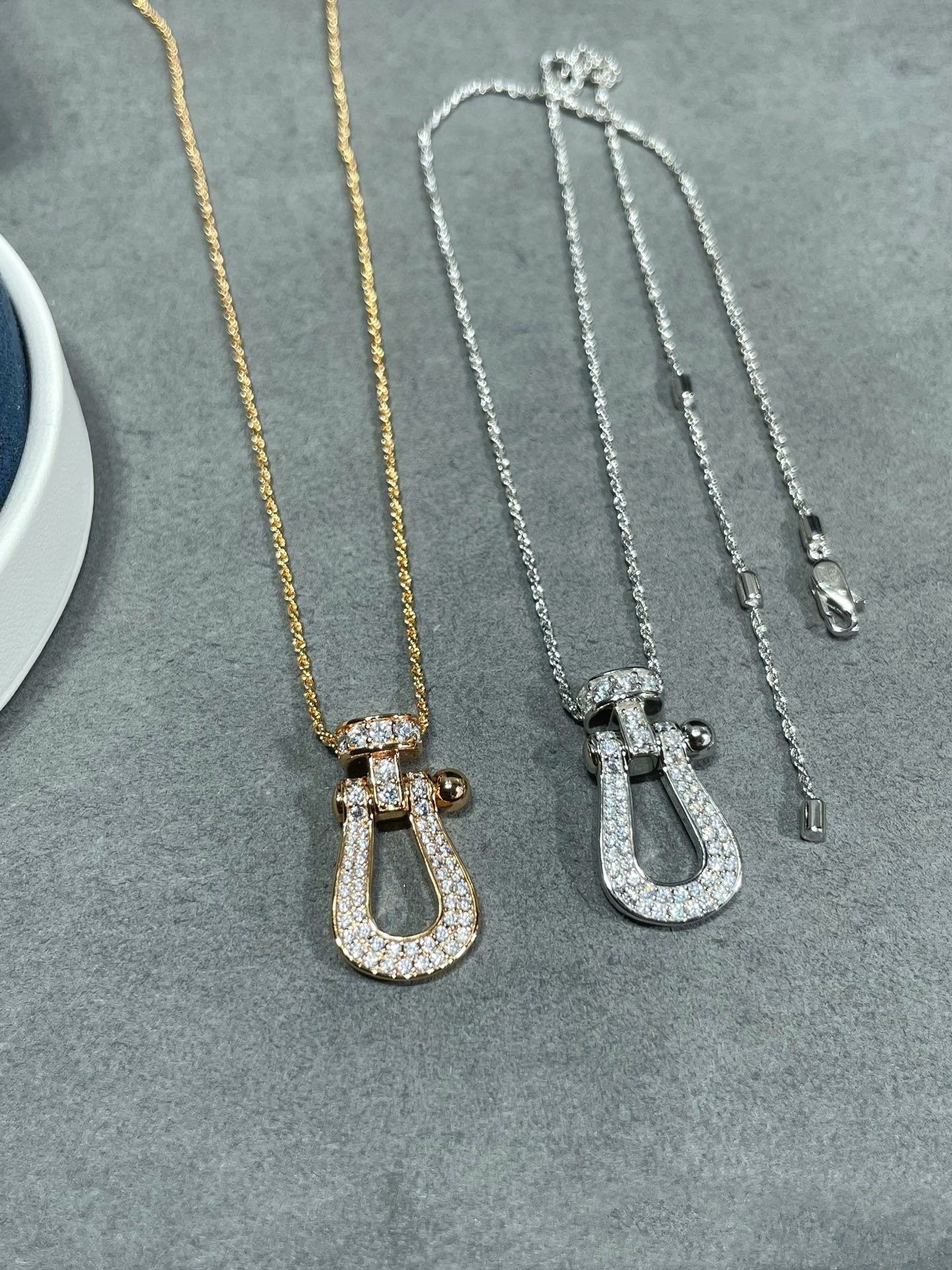 DIOR FORCE 10 LARGE MODEL DIAMOND NECKALCE