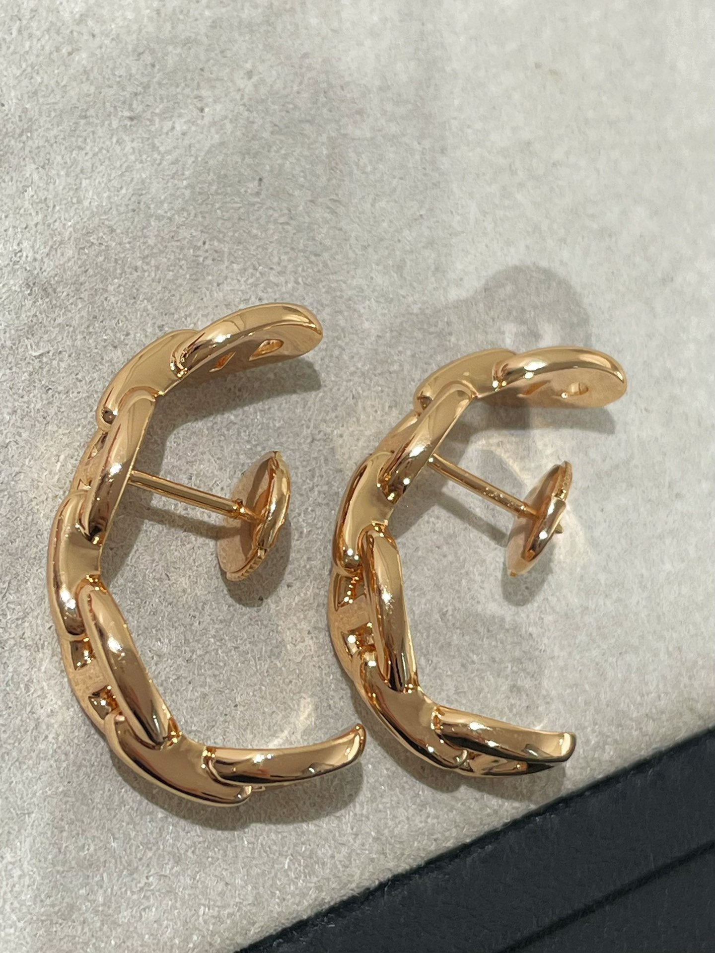 HERMES CHAINE ANCRE EARRINGS