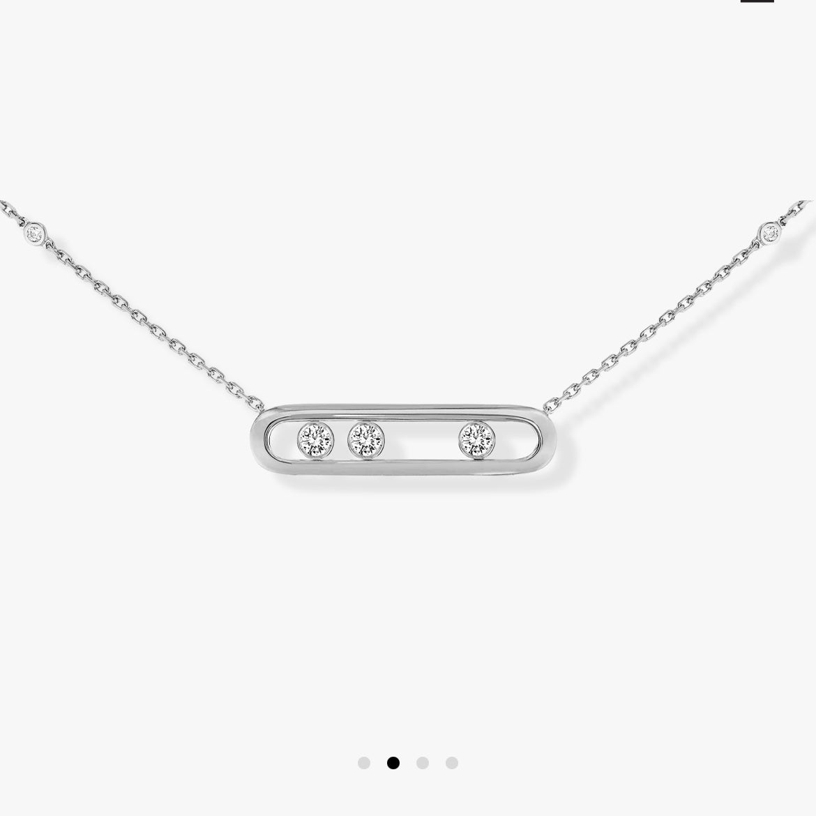 MESSIKA MOVE 3 DIAMOND NECKLACE