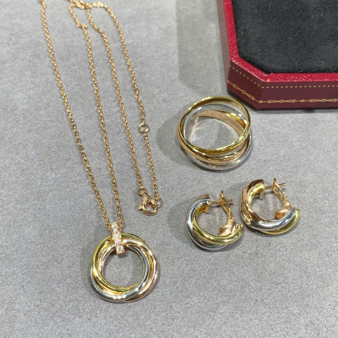 HERMES TRINITY EARRINGS