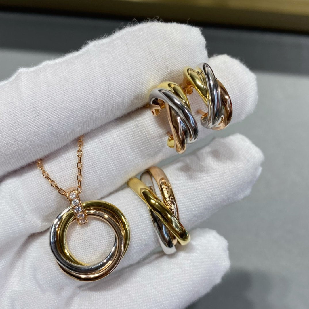 HERMES TRINITY EARRINGS