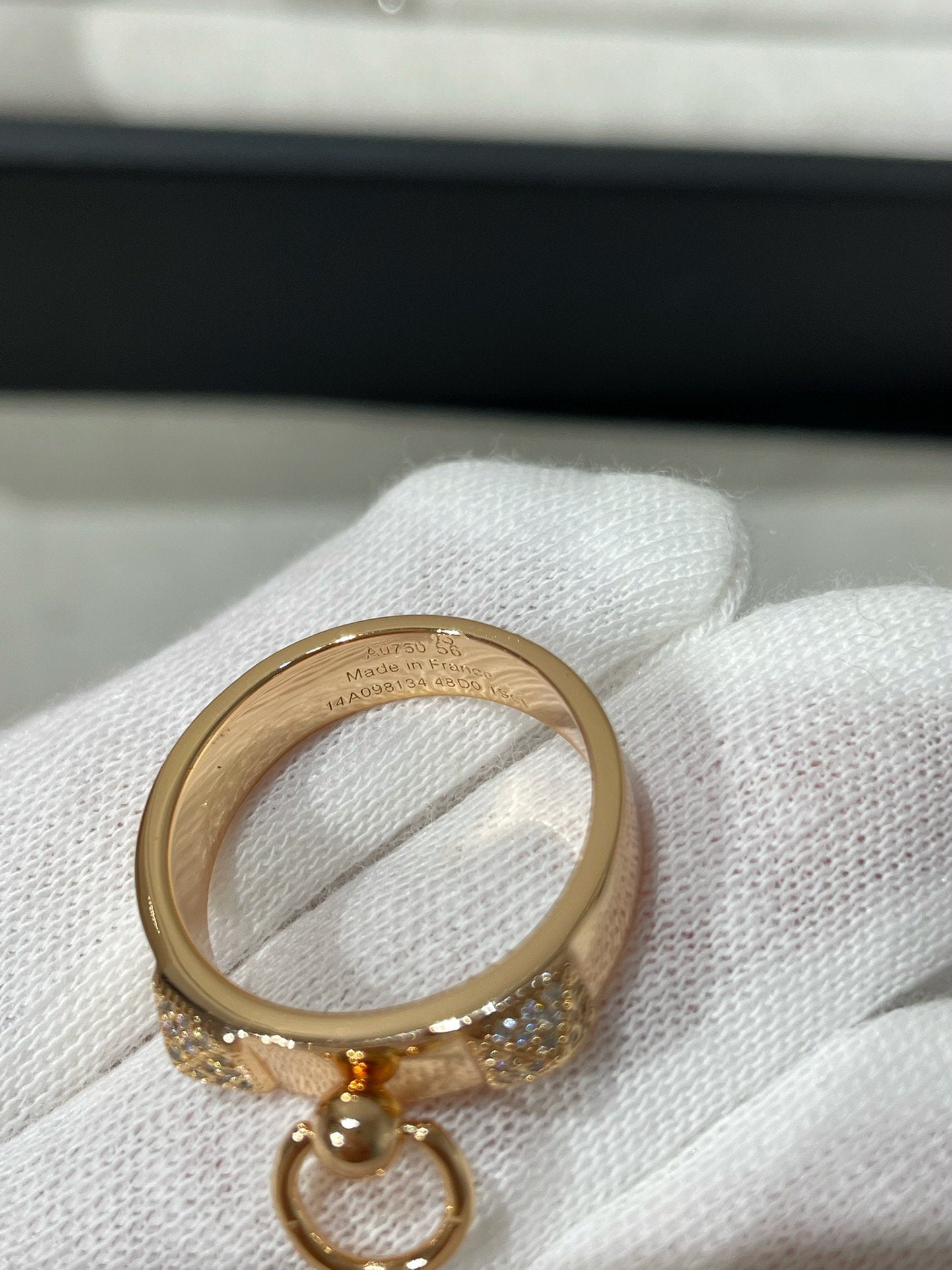 HERMES CDC DIAMOND SMALL RING
