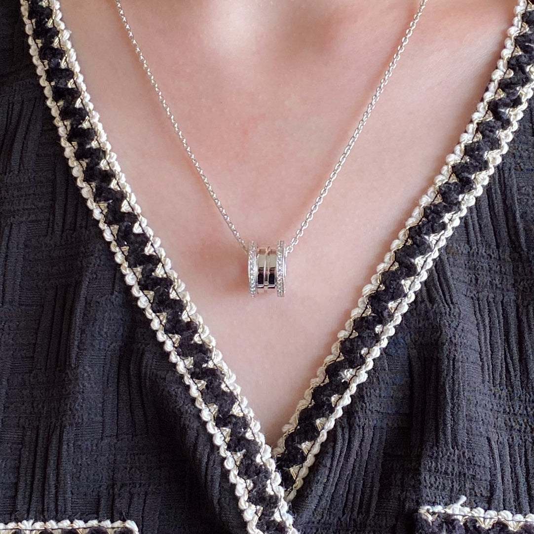 BVLGARI ZERO 1 DIAMOND NECKLACE