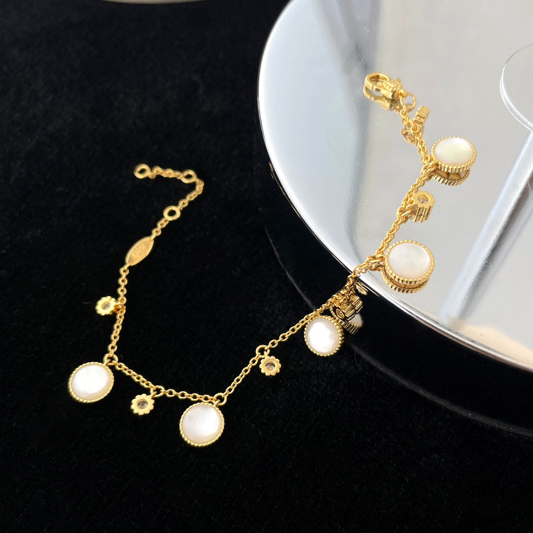 DIOR LUCKY STAR 5 MOTIF 6 DIAMOND BRACELET