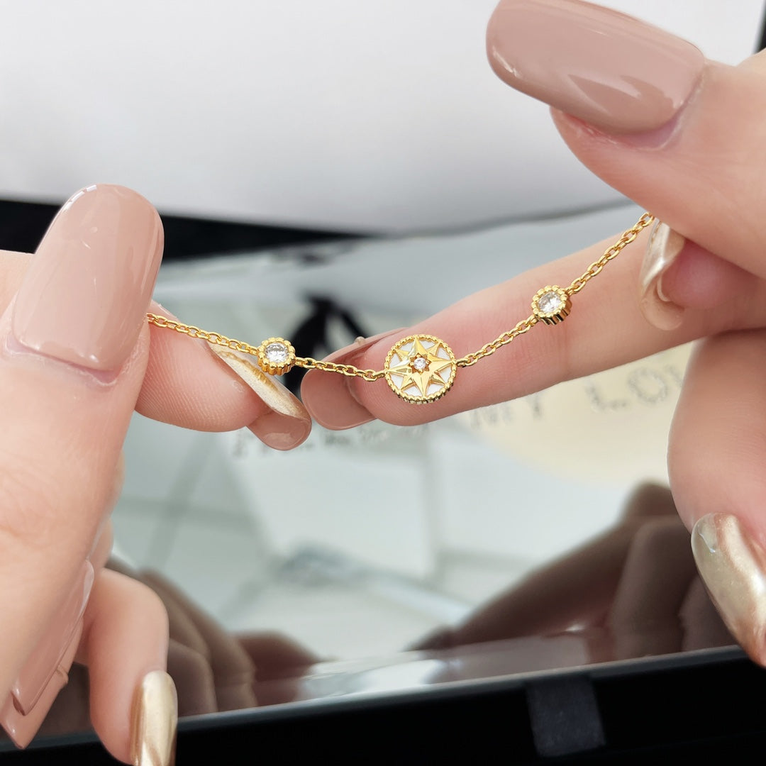 DIOR LUCKY STAR 1 MOTIF 2 DIAMOND BRACELET