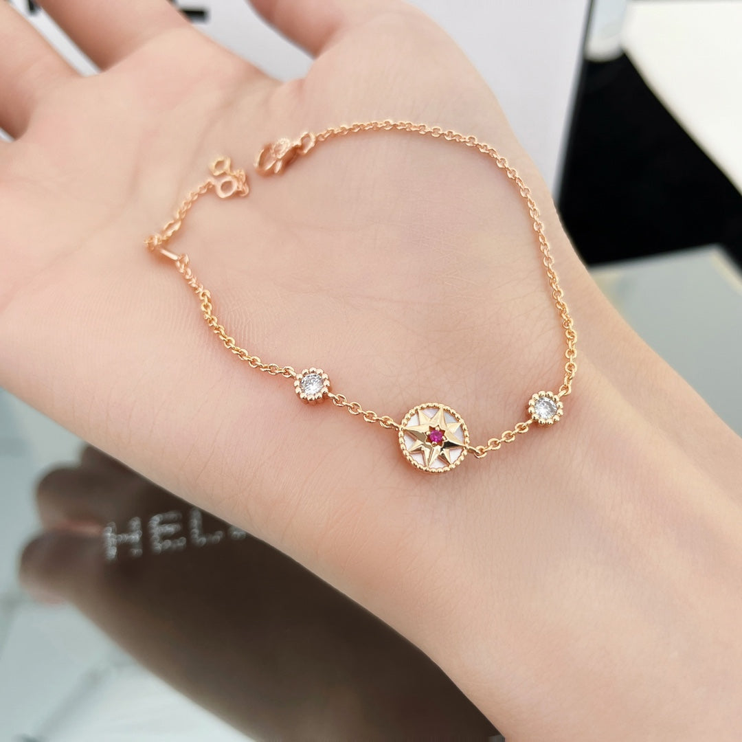 DIOR LUCKY STAR 1 MOTIF 2 DIAMOND BRACELET
