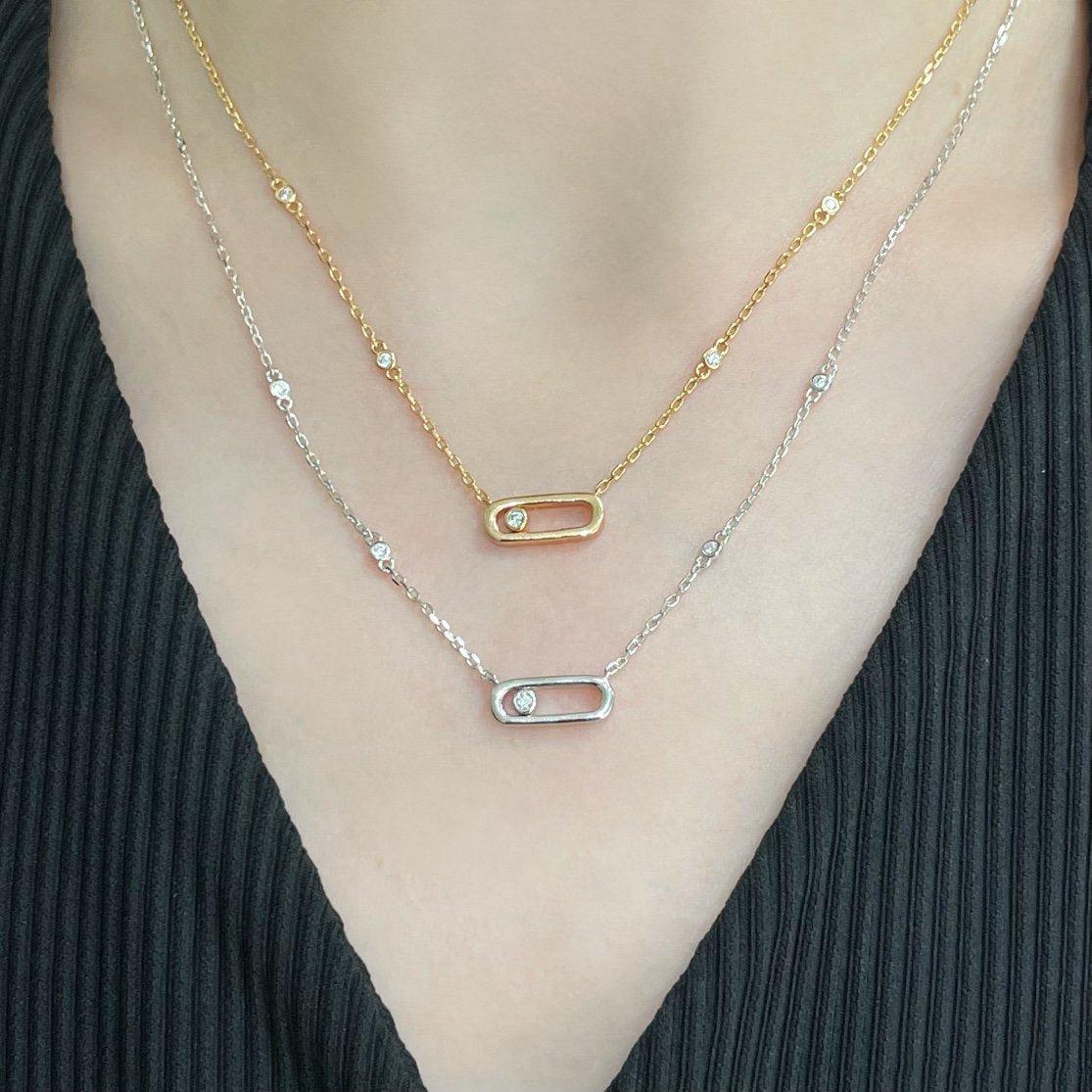 MESSIKA MOVE UNO DIAMOND NECKLACE