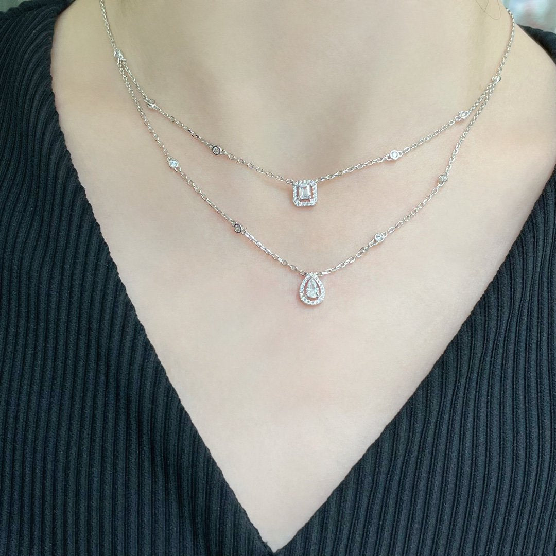 MESSIKA MY TWIN 2 ROW DIAMOND NECKLACE