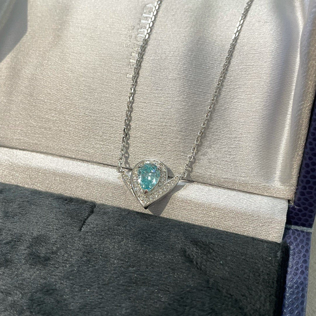 CHAUMET JOSEPHINE AGRETTE SILVER NECKLACE