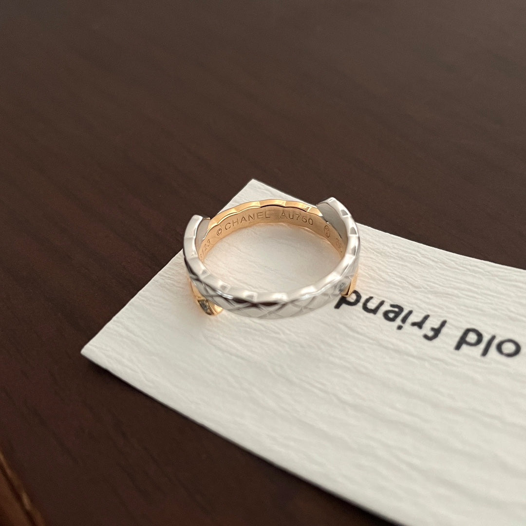 Chanel Crush Toi Et Moi Ring Pink Gold