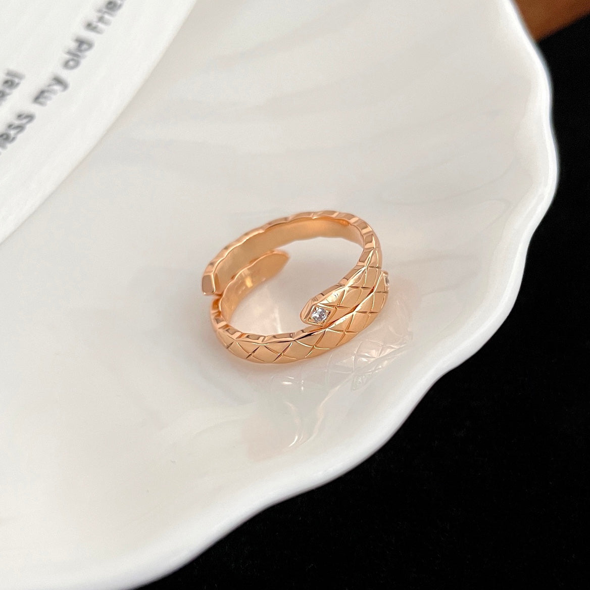 Chanel Crush Toi Et Moi Ring Pink Gold