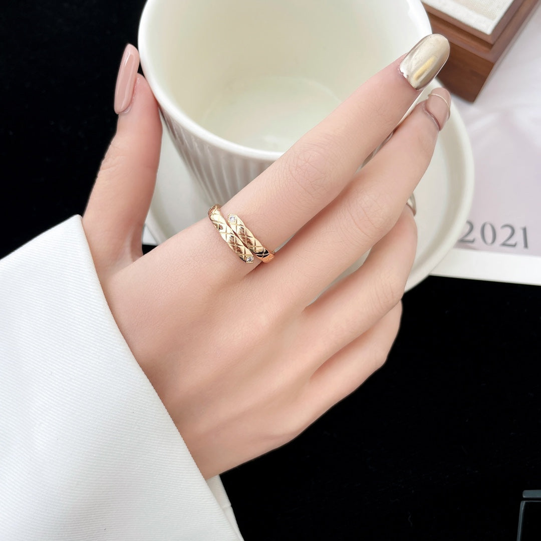 Chanel Crush Toi Et Moi Ring Pink Gold