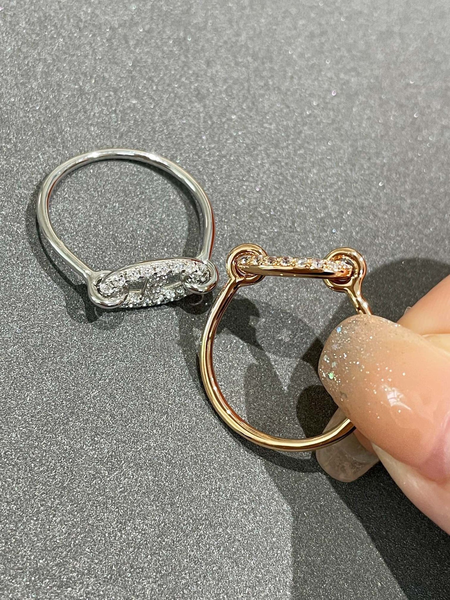 HERMES RONDE SMALL DIAMOND RING