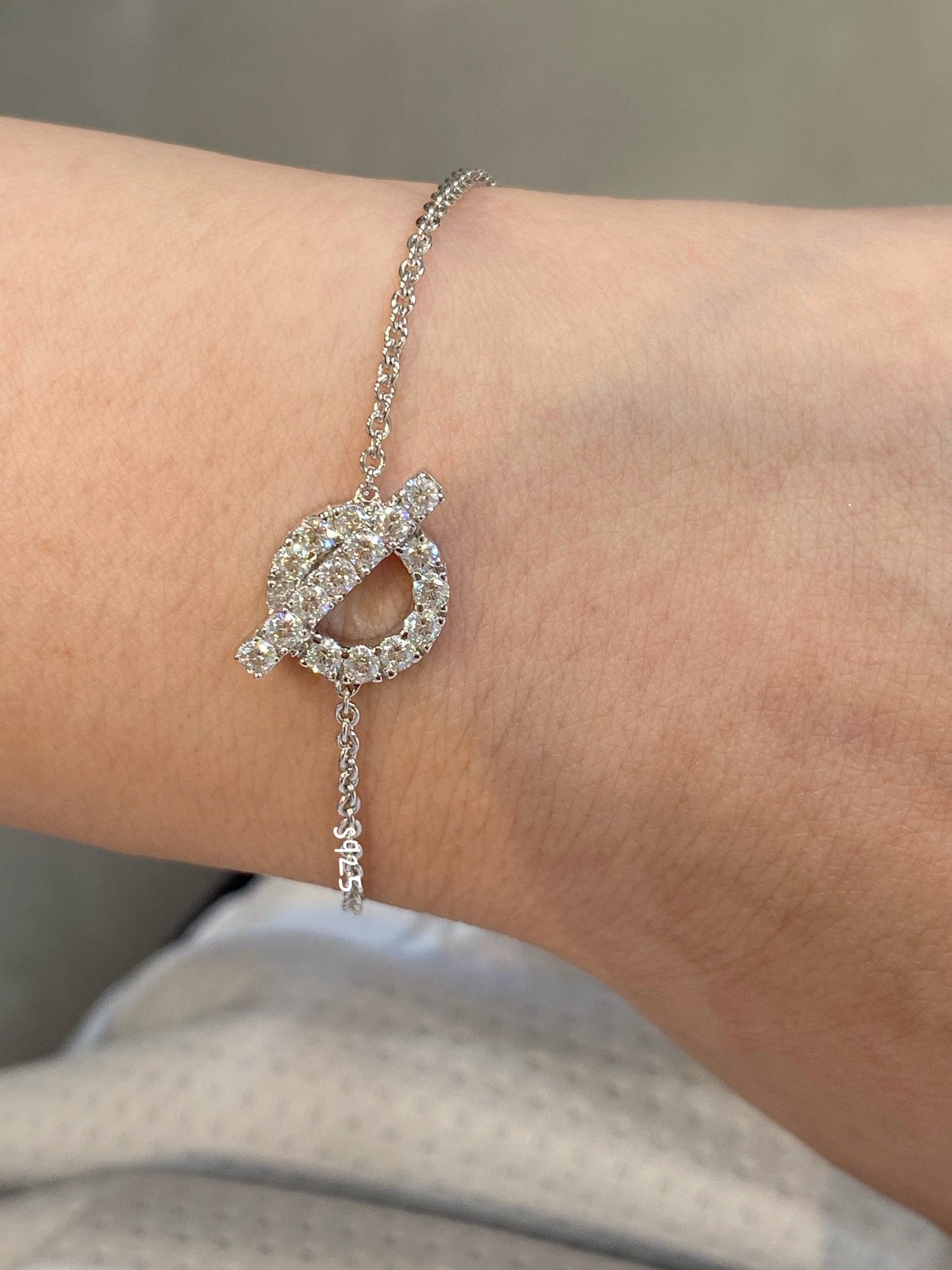 HERMES FINESSE SILVER BRACELET