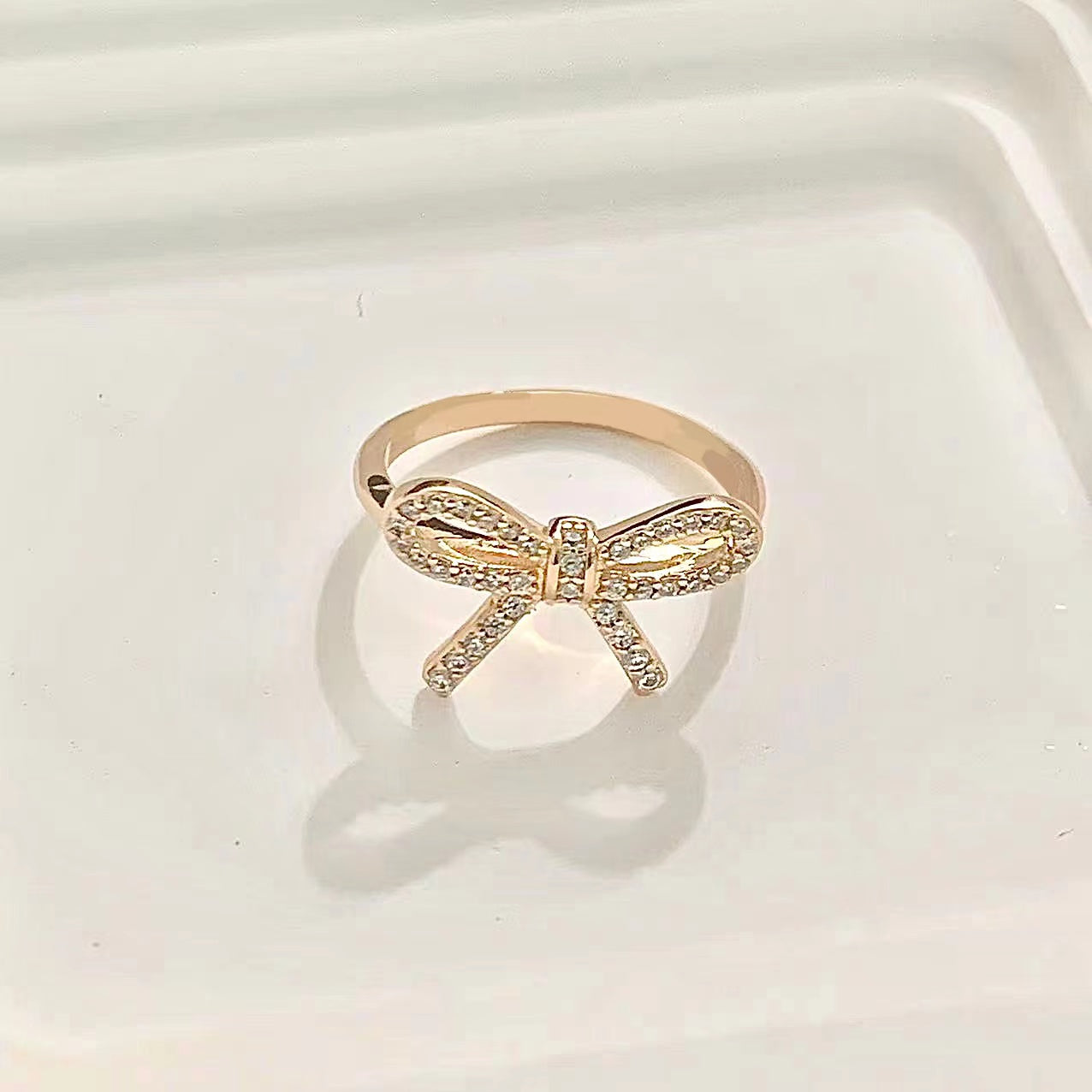 TIFFANY TWIST BOW RING
