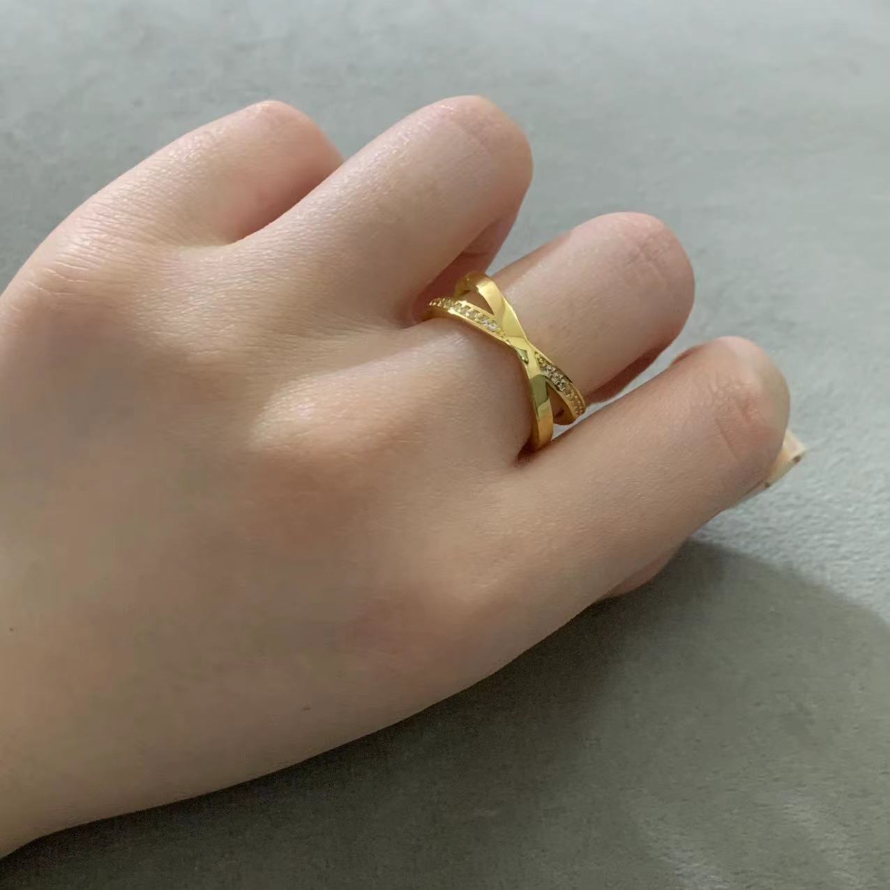 TIFFANY ATLAS X DIAMOND RING