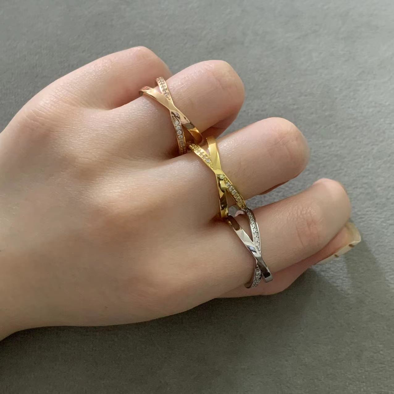 TIFFANY ATLAS X DIAMOND RING