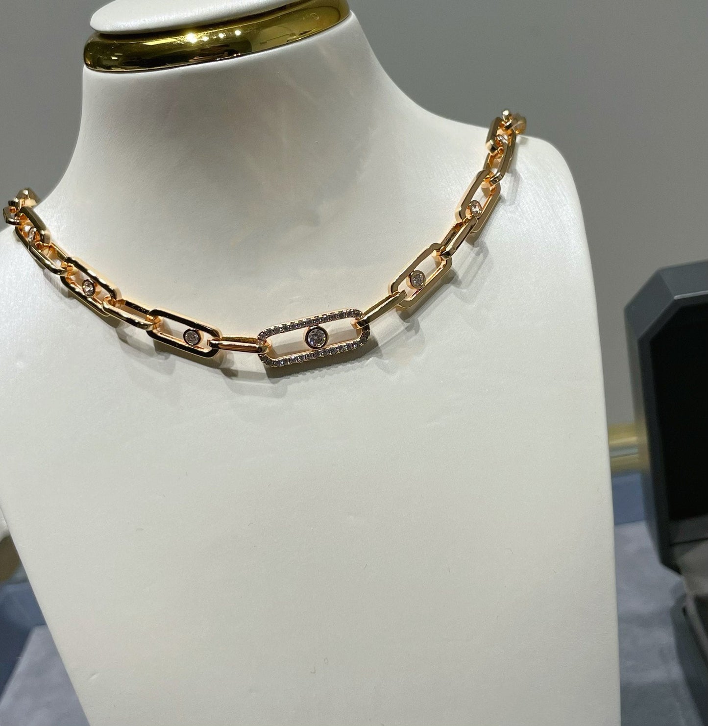 MESSIKA MOVE LINK DIAMOND NECKLACE