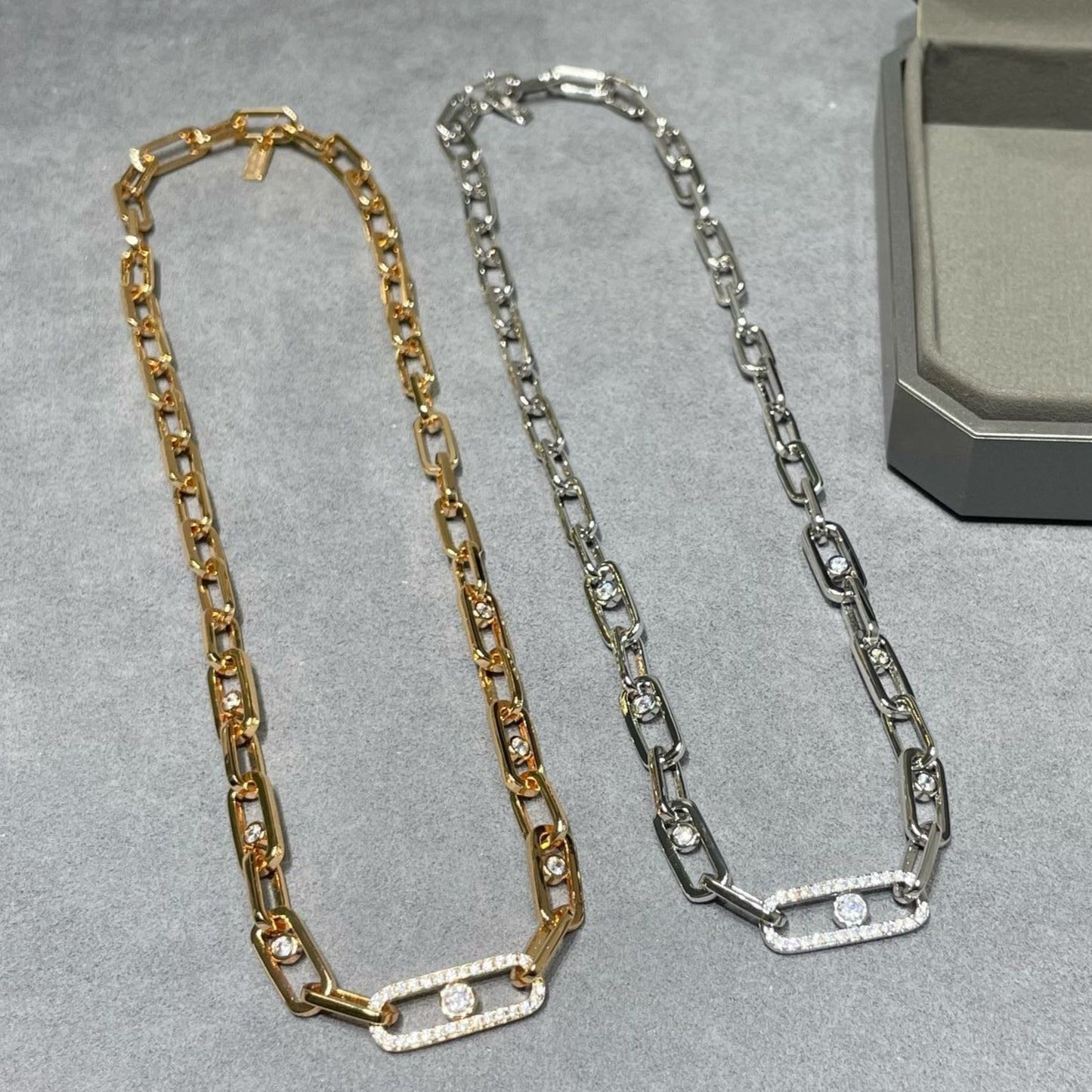 MESSIKA MOVE LINK DIAMOND NECKLACE