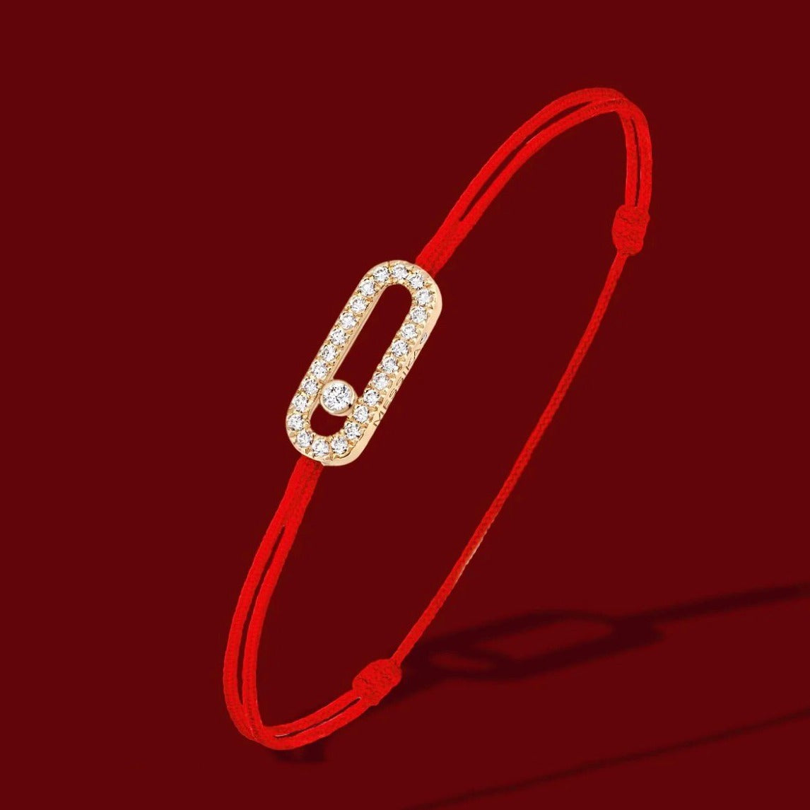 MESSIKA MOVE UNO DIAMOND CHARM RED CORDIERI