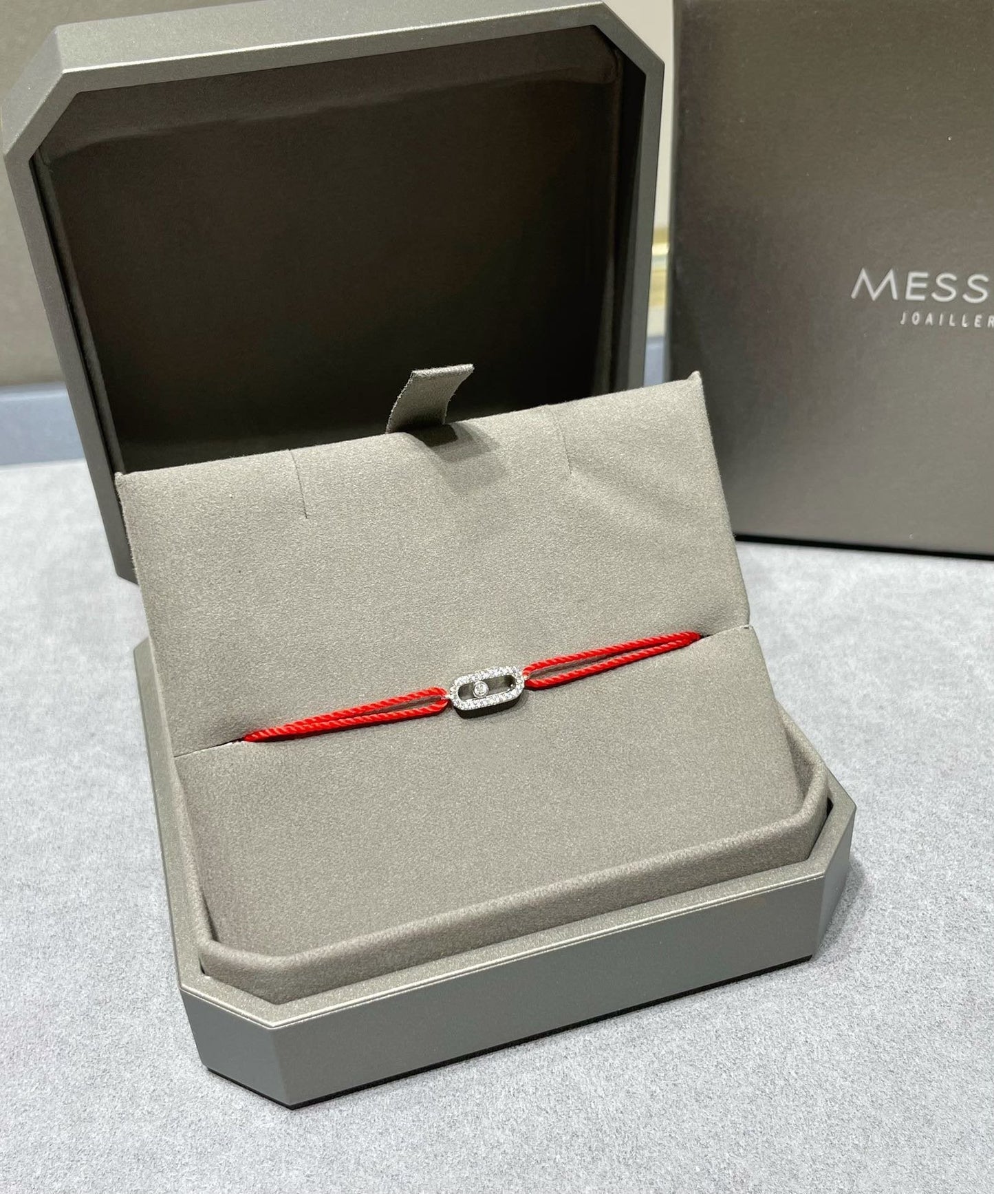 MESSIKA MOVE UNO DIAMOND CHARM RED CORDIERI