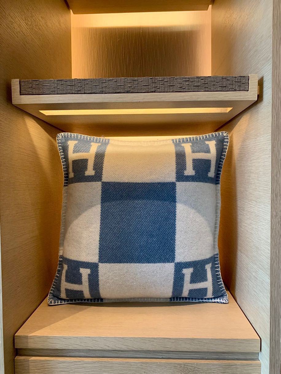Hermes Avalon III Pillow Wool Cashmere