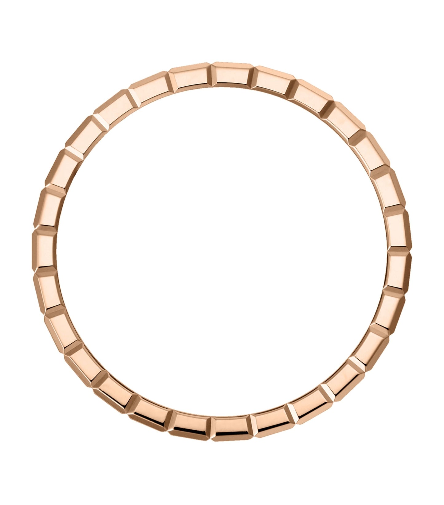 CHOPARD ICE CUBA RING PINK GOLD