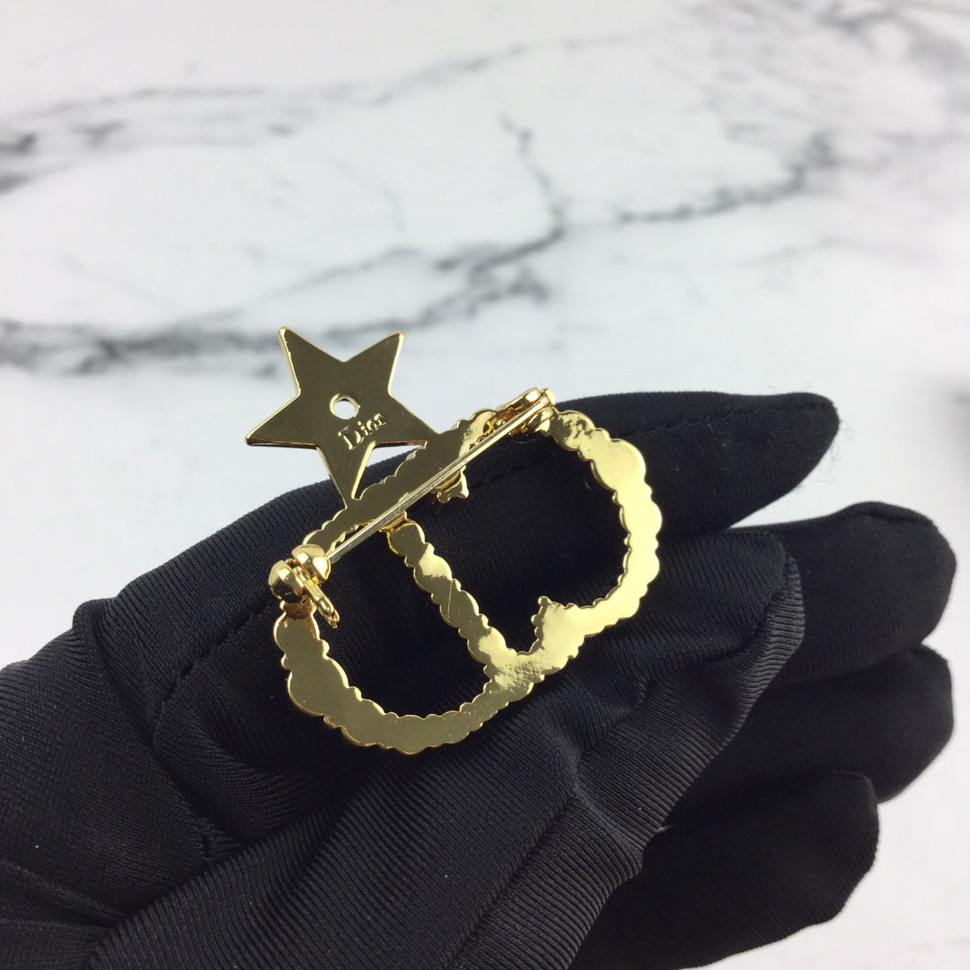 DIOR CD Brooch 04
