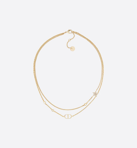 DIOR PETIT CD DOUBLE NECKLACE