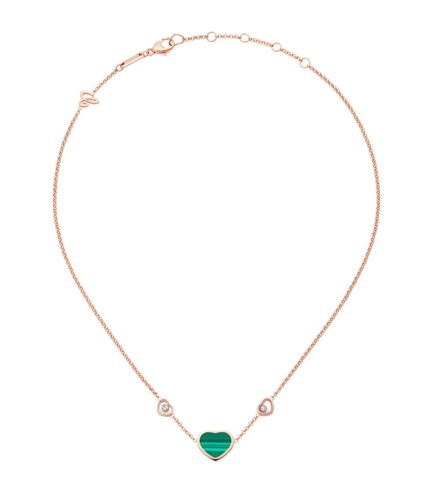CHOPARD HAPPY HEART NECKLACE 3 MOTIFS