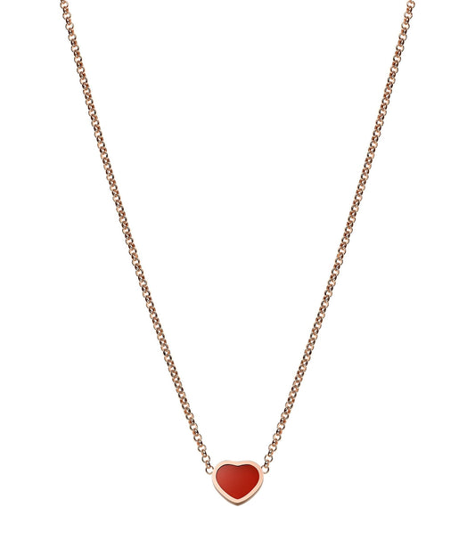 CHOPARD HEART PEDANT CARNELIAN NECKLACE