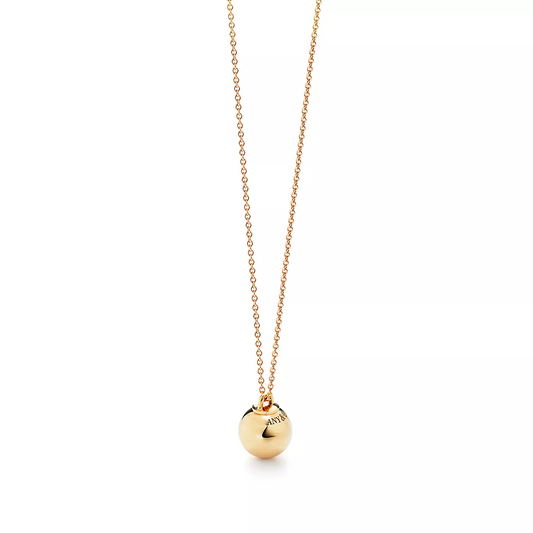 TIFFANY BALL PENDANT 12.75MM NECKLACE
