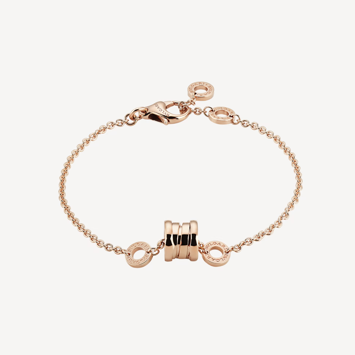 BVLGARI ZERO 1 SOFT PINK GOLD BRACELET