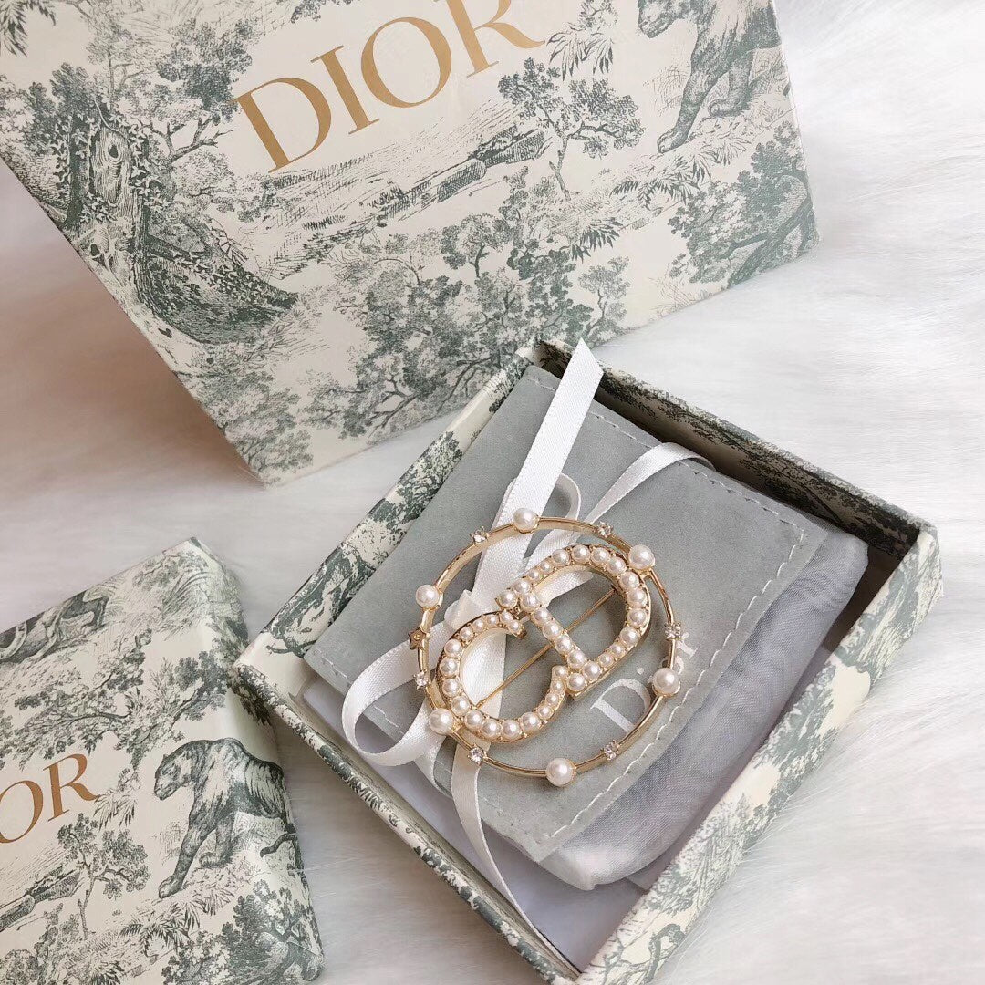 DIOR CD Brooch 06