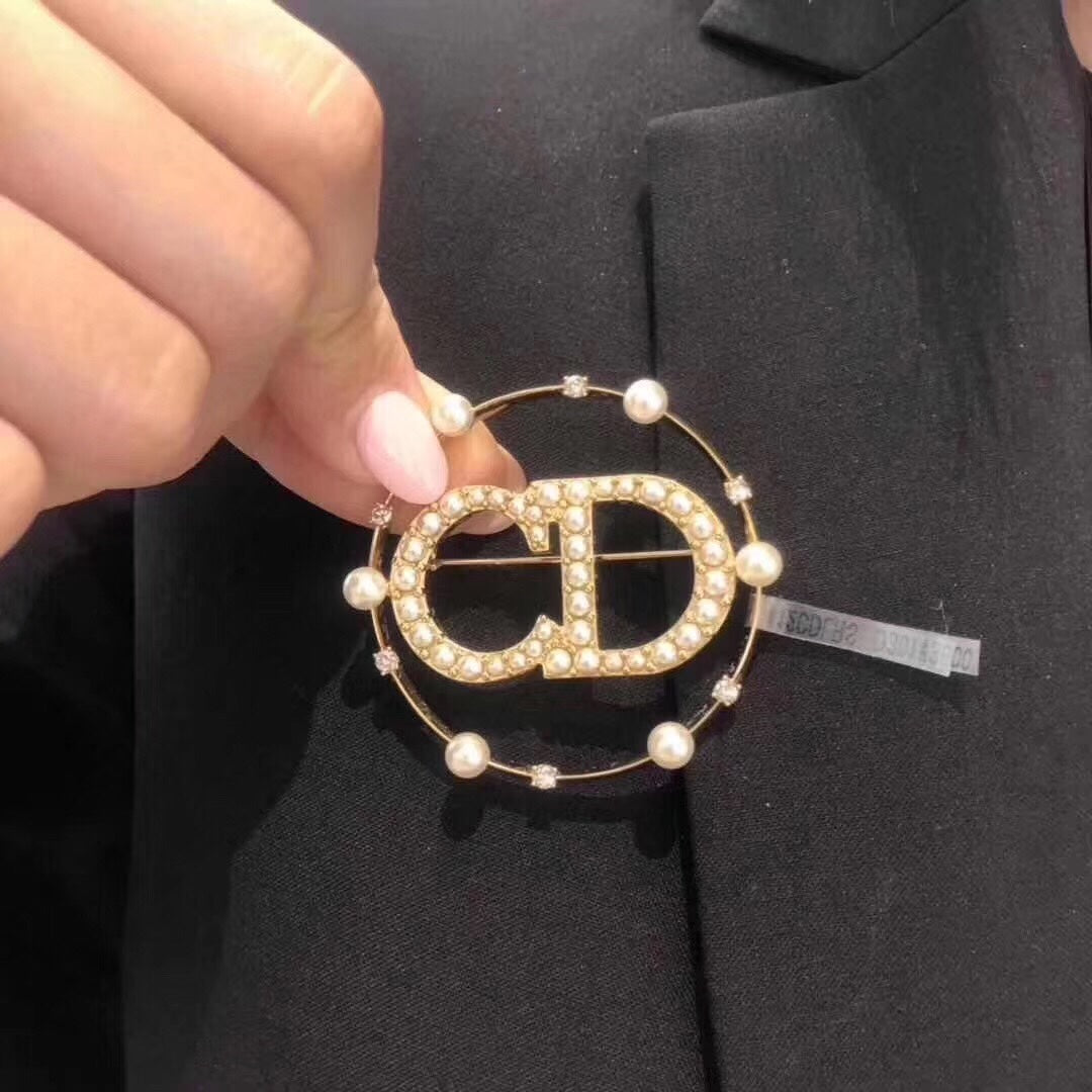 DIOR CD Brooch 06