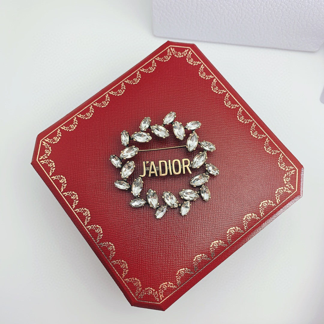 DIOR CD Brooch 02