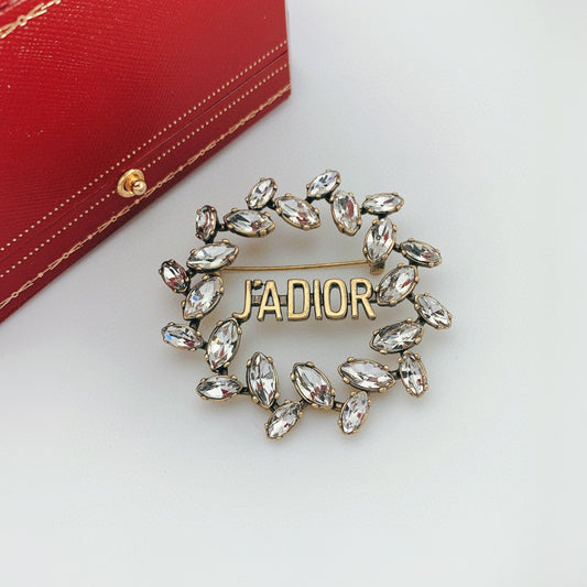 DIOR CD Brooch 02