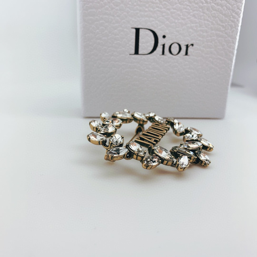 DIOR CD Brooch 02
