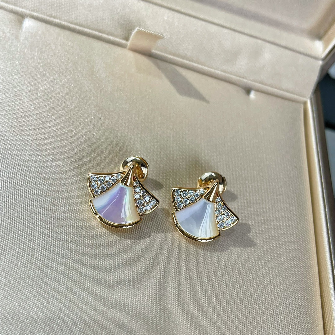 BVLGARI BVL DREAM STUD EARRINGS DIAMOND